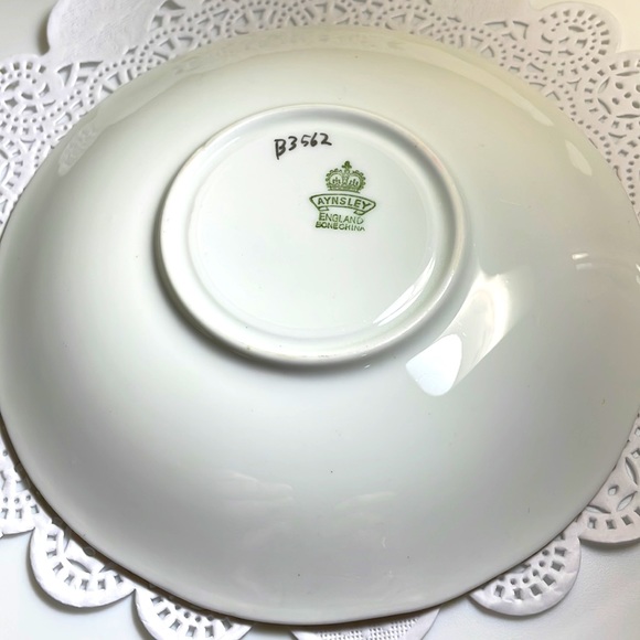 Stunning Aynsley Turquoise and yellow cup and saucer great condition - Picture 5 of 5